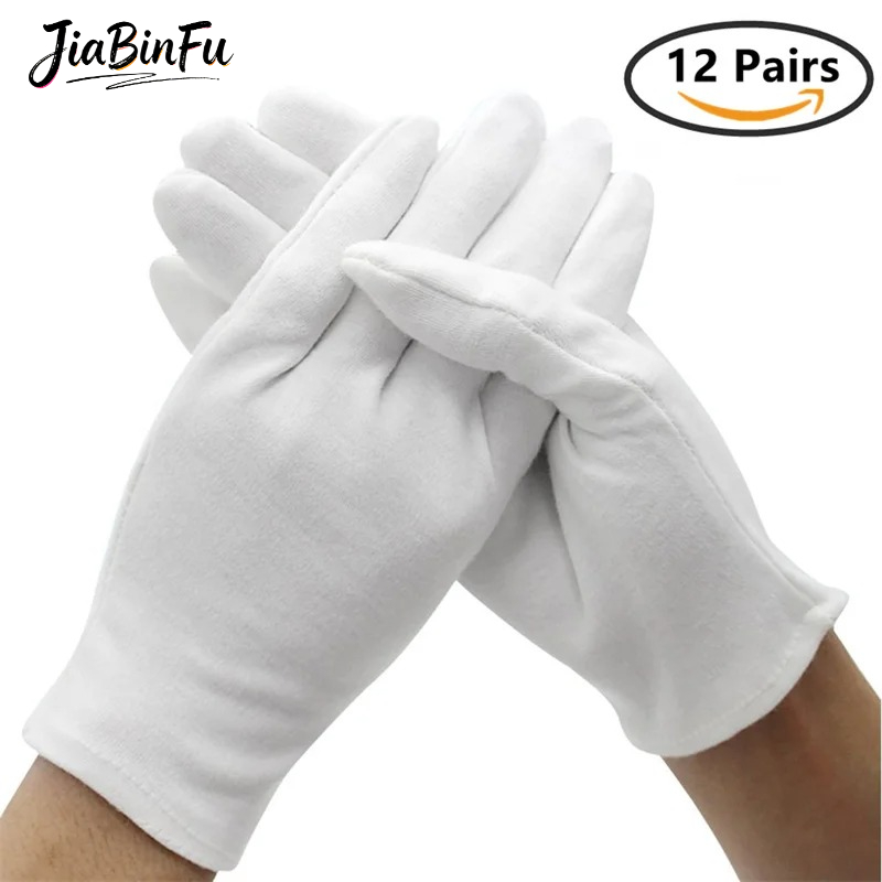 Jewelry Making Gloves - 12/6 пар хлопковых рабочих перчаток для