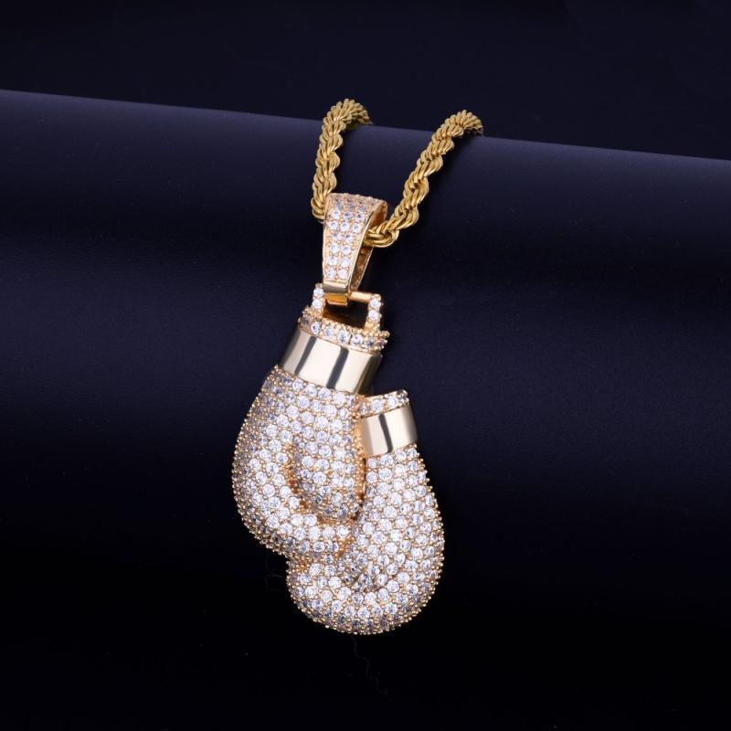 Jewelry Making Gloves - Хип-хоп Bling Iced Cubic Zircon боксерские