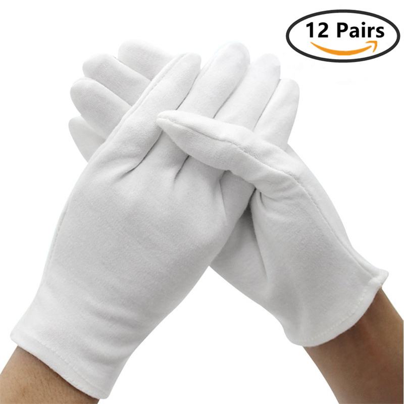 12 пар белых хлопковых рабочих – обзор и цена Jewelry Making Gloves