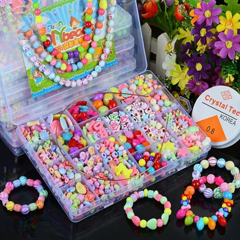 Набор бусин для девочек «сдела – обзор и цена Jewelry Making Kits For Kids