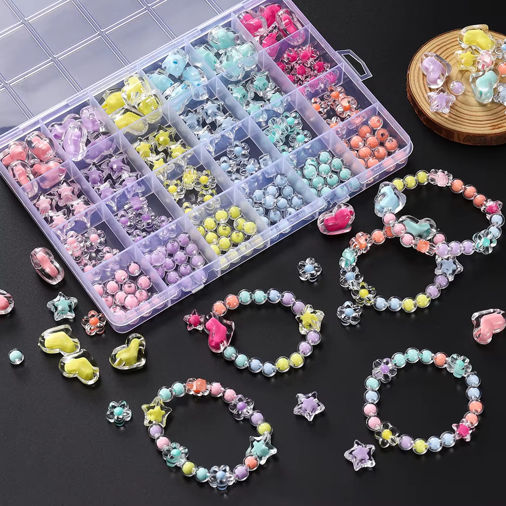 Набор из 174 акриловых бусин в – обзор и цена Jewelry Making Kits For Kids