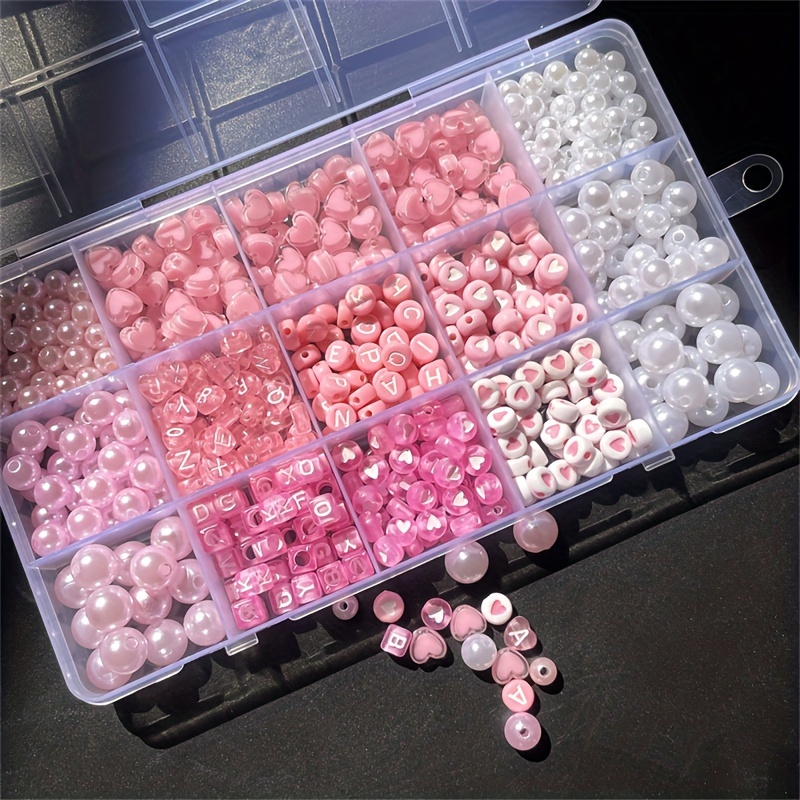 Коробка с розовым алфавитом из – обзор и цена Jewelry Making Box