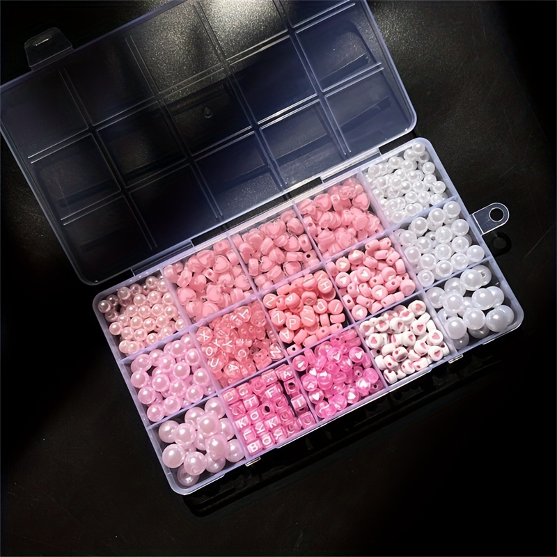 Коробка с розовым алфавитом из – обзор и цена Jewelry Making Box