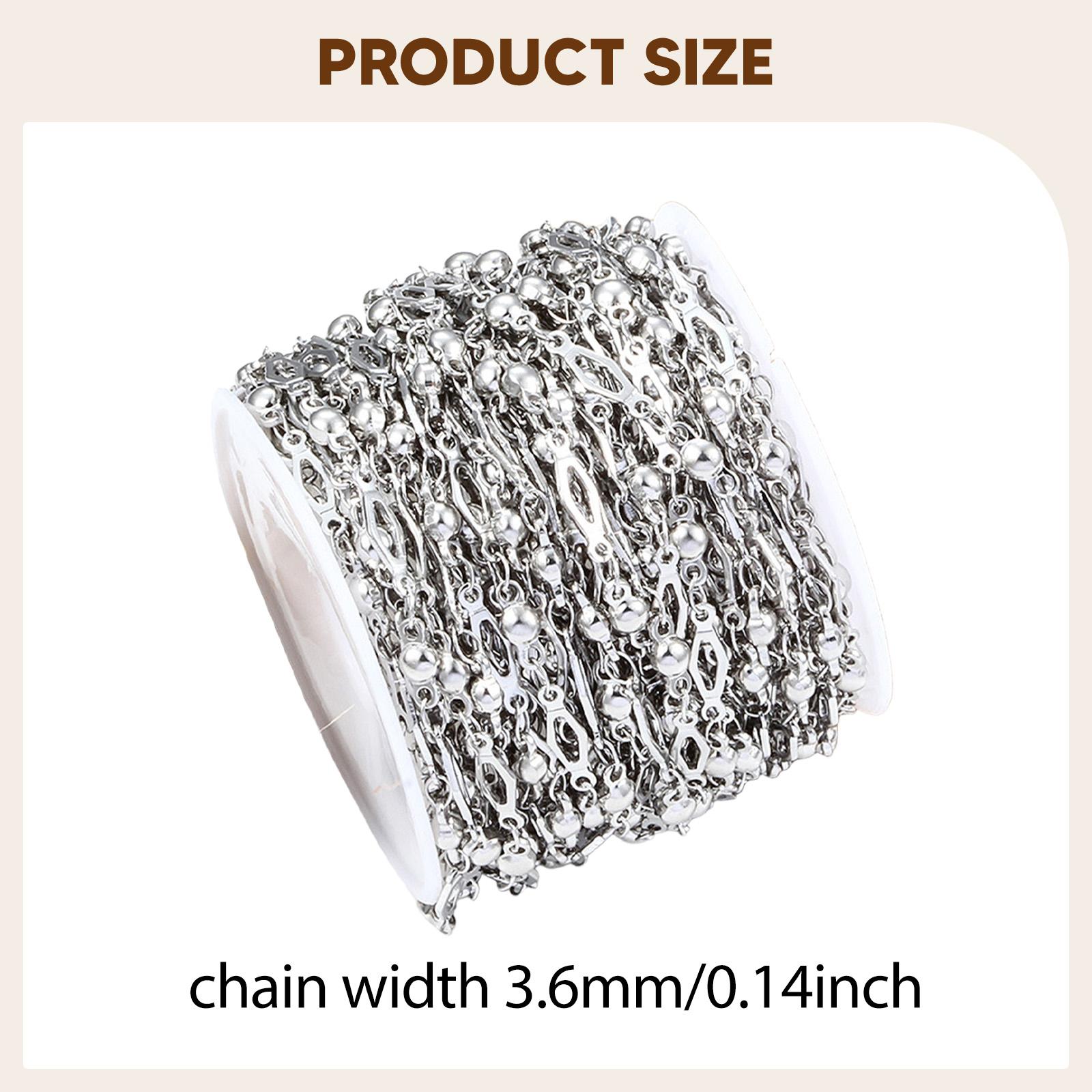 Серебряная цепочка из нержавею – обзор и цена Chain Roll Cable