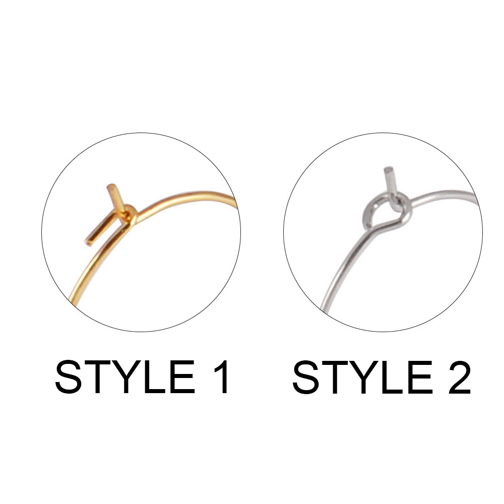 Большие круглые серьги из нерж – обзор и цена Jewelry Making Knots