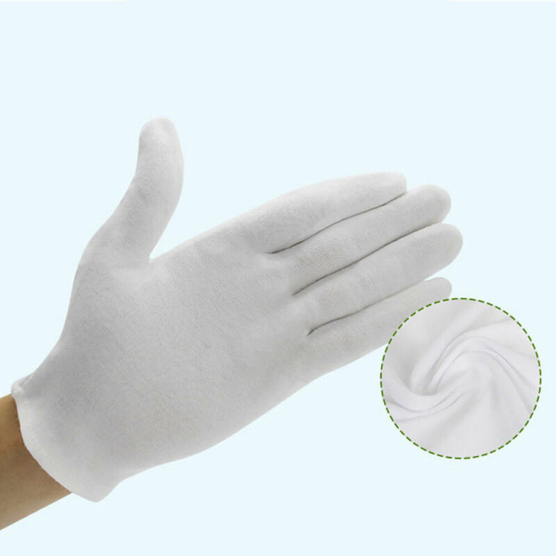 24 шт., белые перчатки, 12 пар – обзор и цена Jewelry Making Gloves