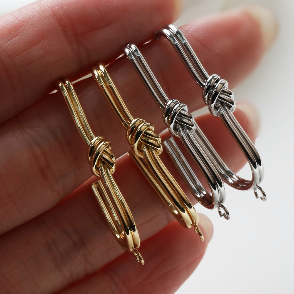 2 шт. изысканные U-образные за – обзор и цена Jewelry Making Knots