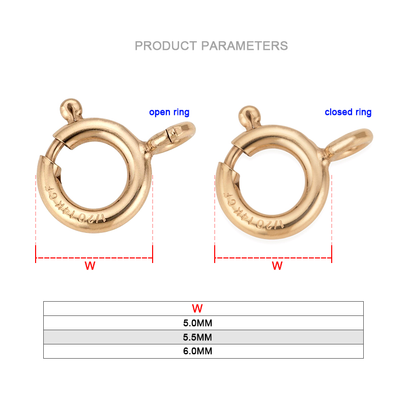 Застежки-кольца из позолоченно – обзор и цена Jewelry Making Supplies
